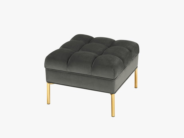 Poze Taburet Karoo catifea L60 cm