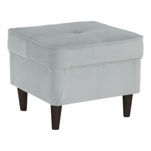 Poze Taburet modern gri/nuc RUFINO 50lx40hx50a cm