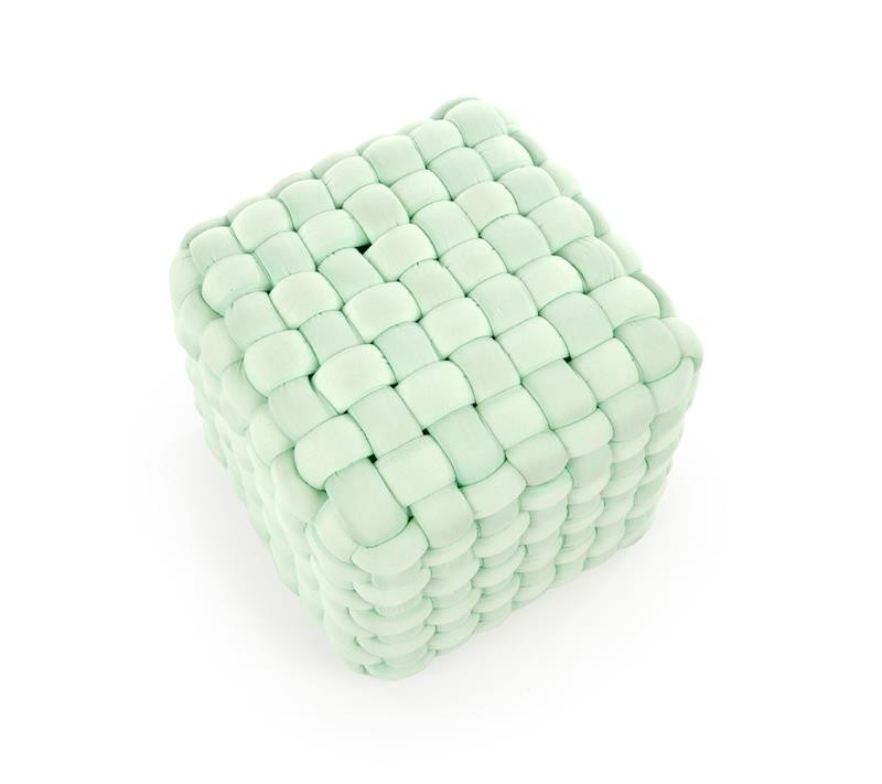 Poze Taburet tapitat Rubik mint - H35 cm