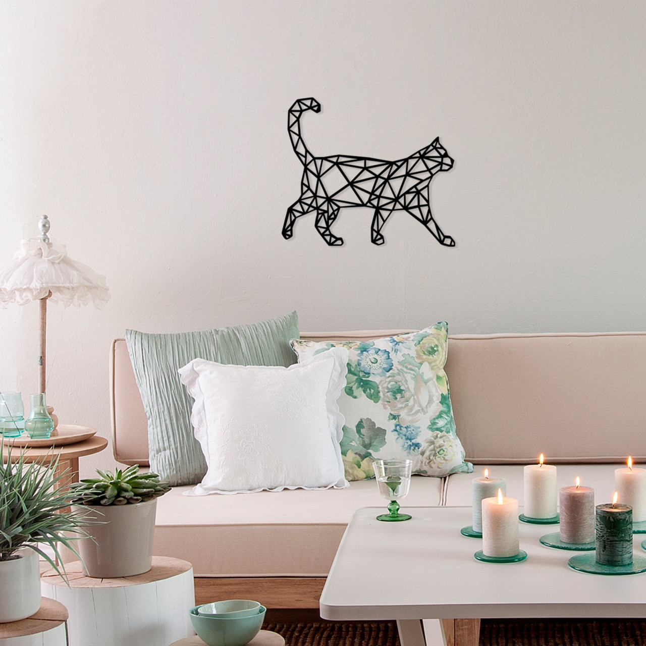 Poze Accesoriu decorativ de perete din lemn Kedi 5