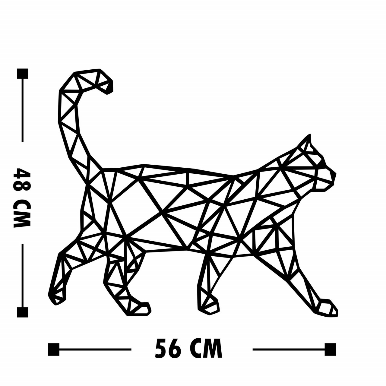 Poze Accesoriu decorativ de perete din lemn Kedi 5