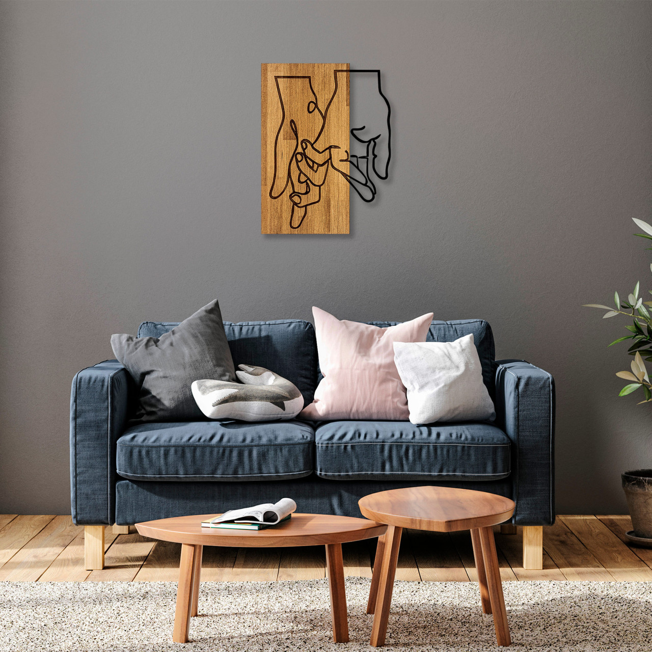 Poze Accesoriu decorativ de perete din lemn MA-279