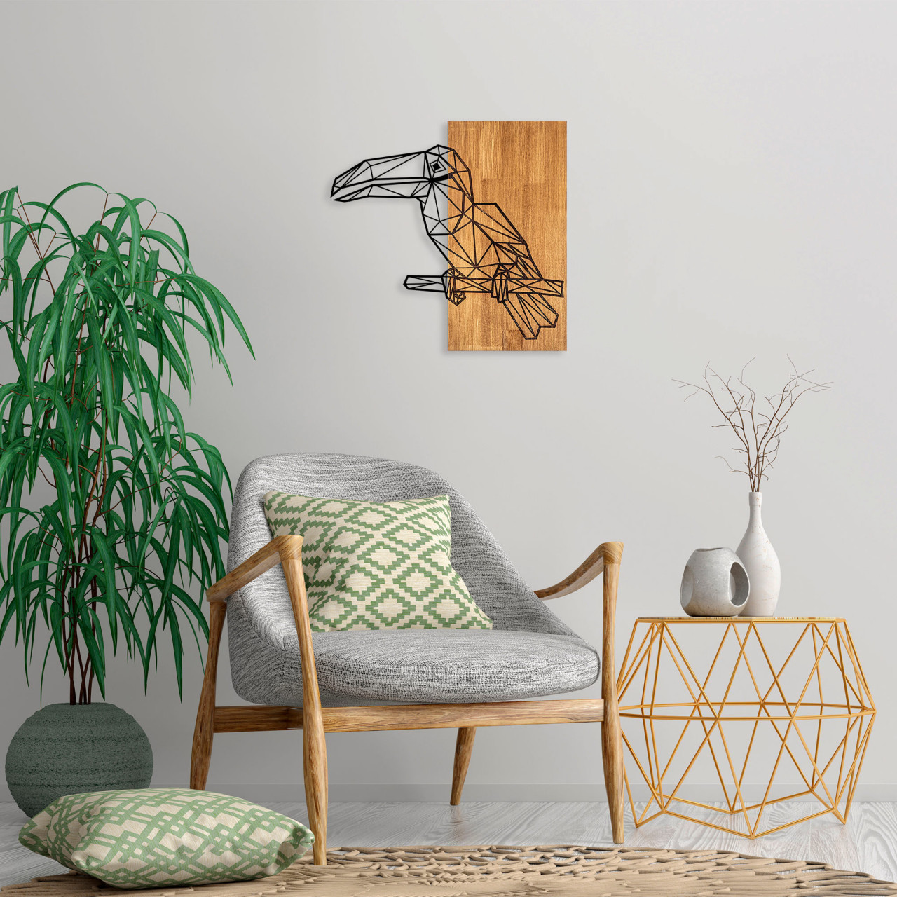 Poze Accesoriu decorativ de perete din lemn MA-293
