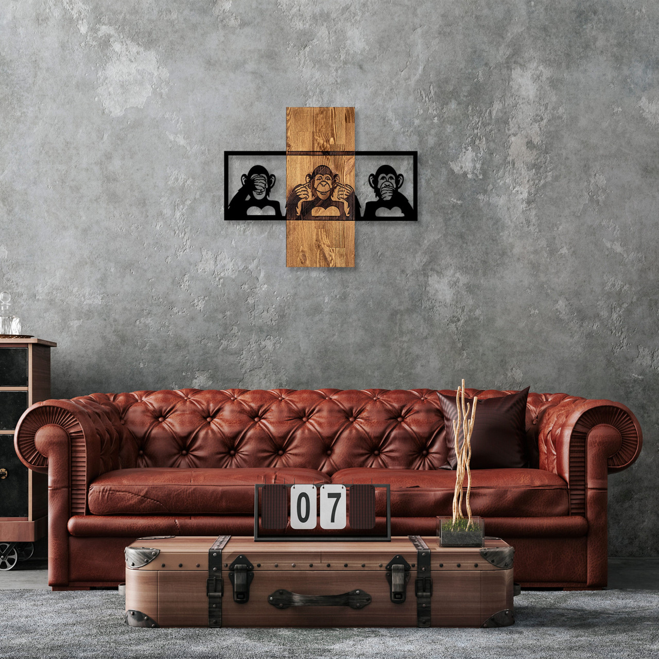 Poze Accesoriu decorativ de perete din lemn MA-300