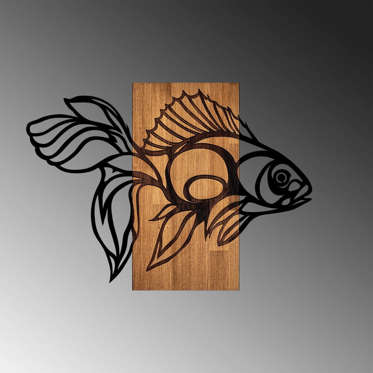 Poze Accesoriu decorativ de perete din lemn MA-306