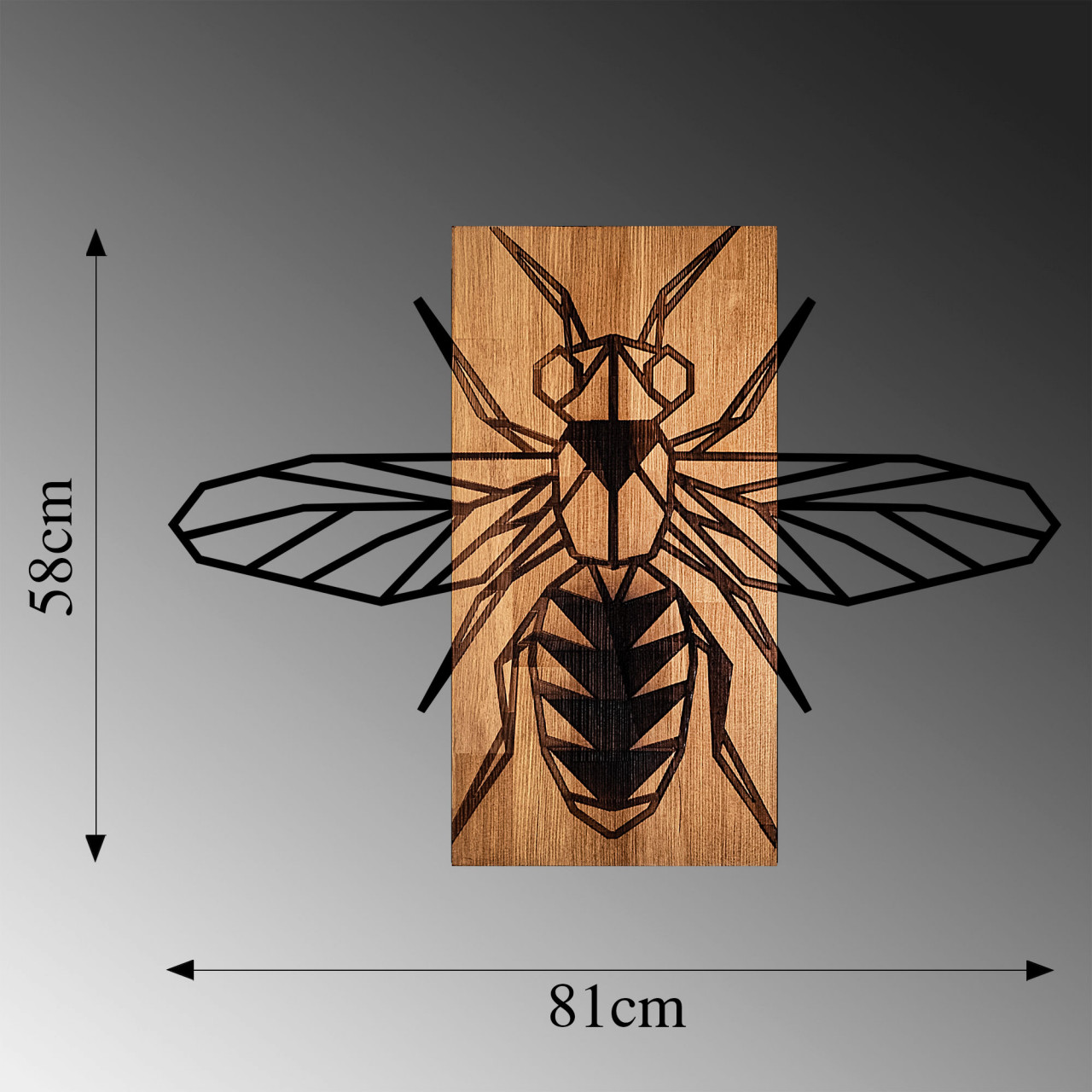 Poze Accesoriu decorativ de perete din lemn MA-308