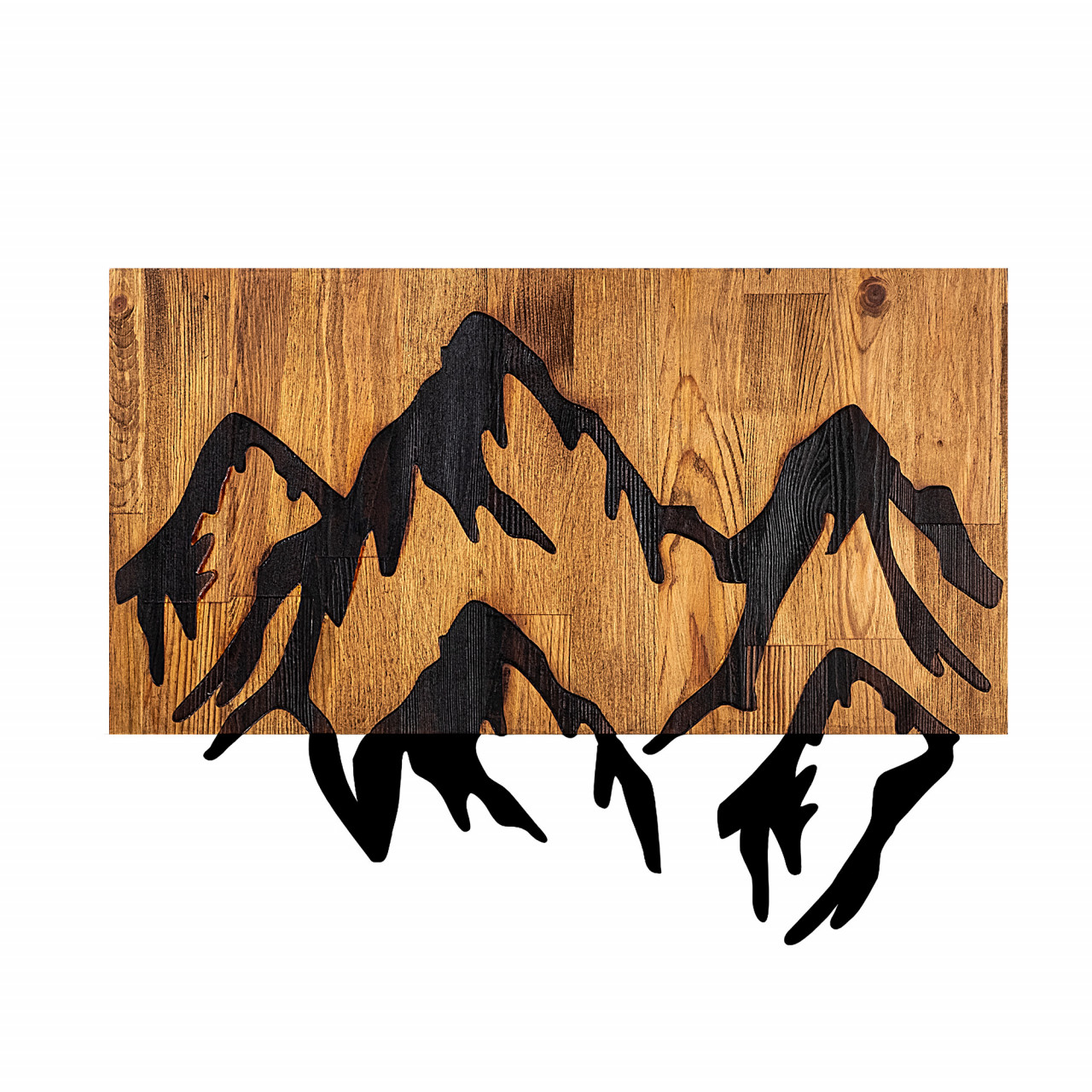 Poze Accesoriu decorativ de perete din lemn Mountain 5