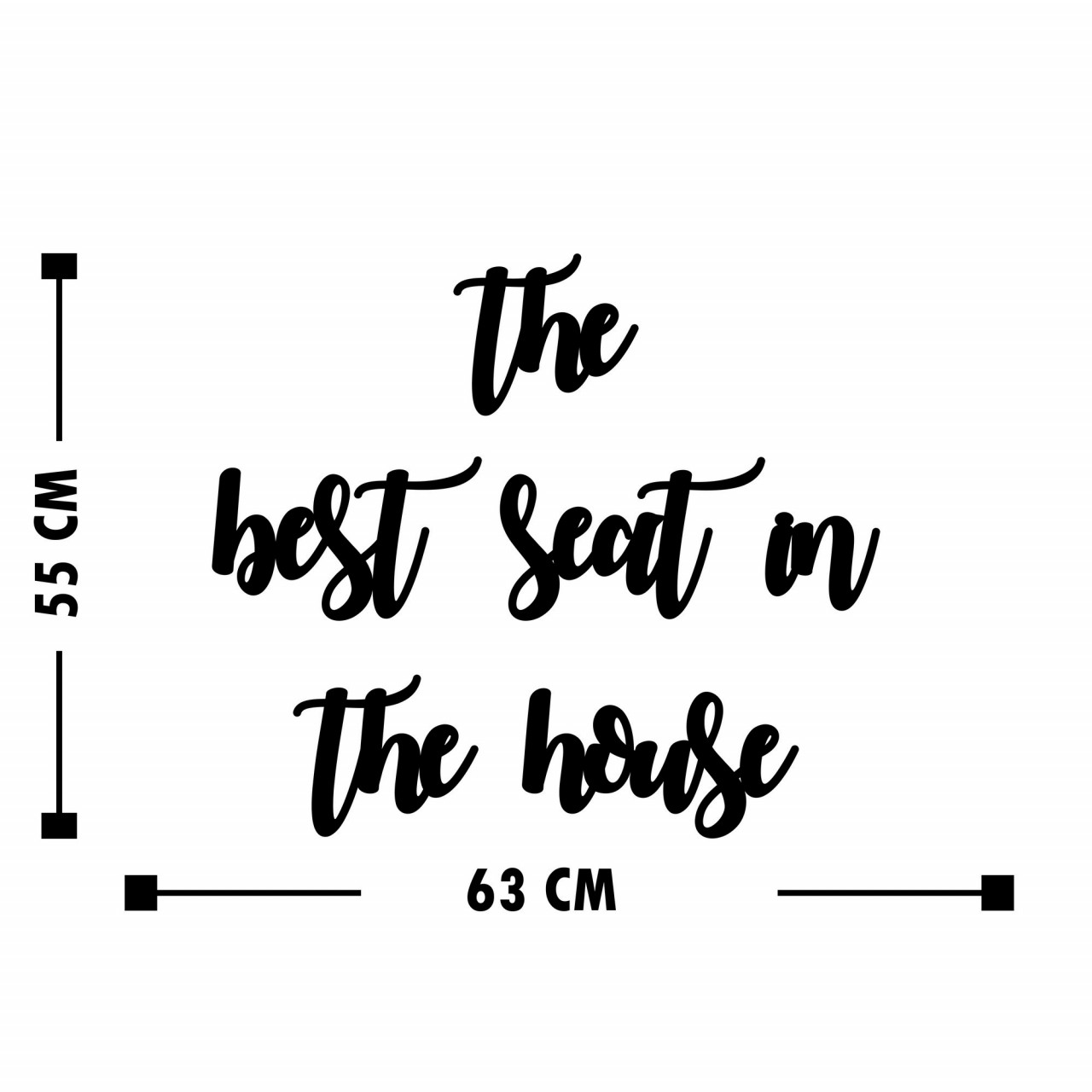 Poze Accesoriu decorativ de perete din lemn The best seat