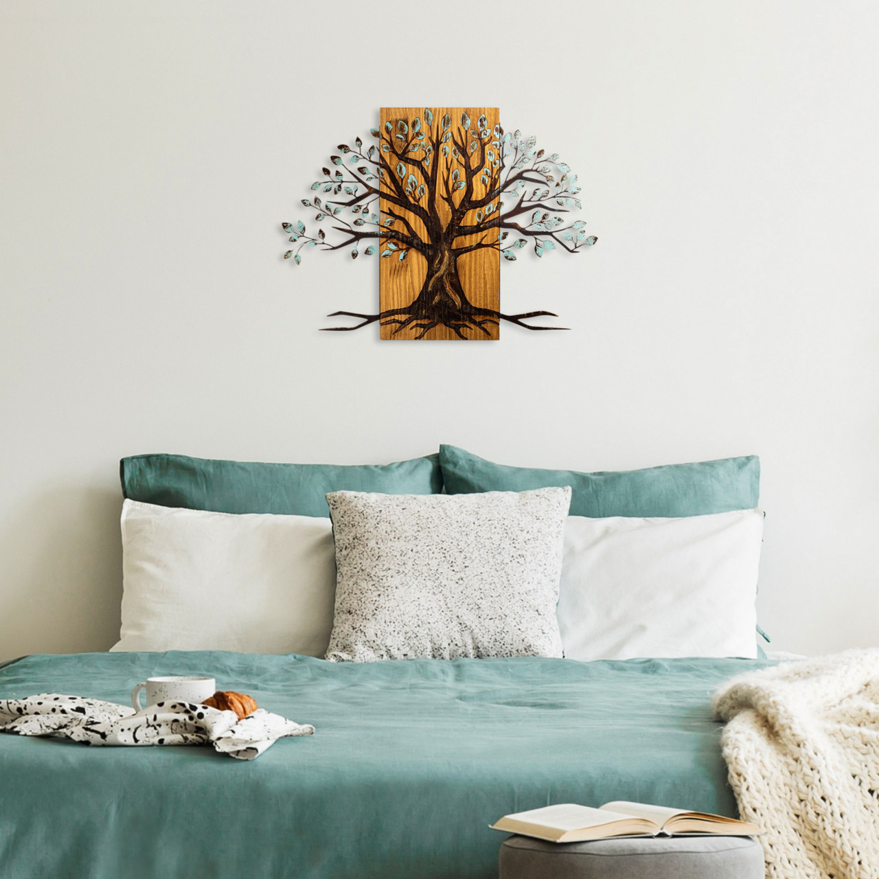 Poze Accesoriu decorativ de perete din lemn Willow - 382-A