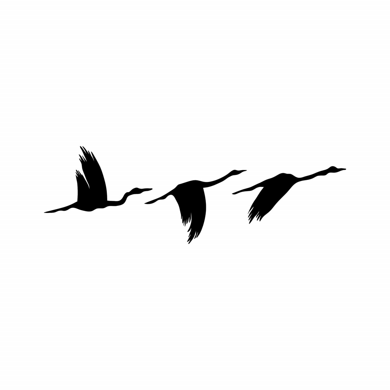 Poze Accesoriu decorativ de perete metalic Migrant Birds - 291