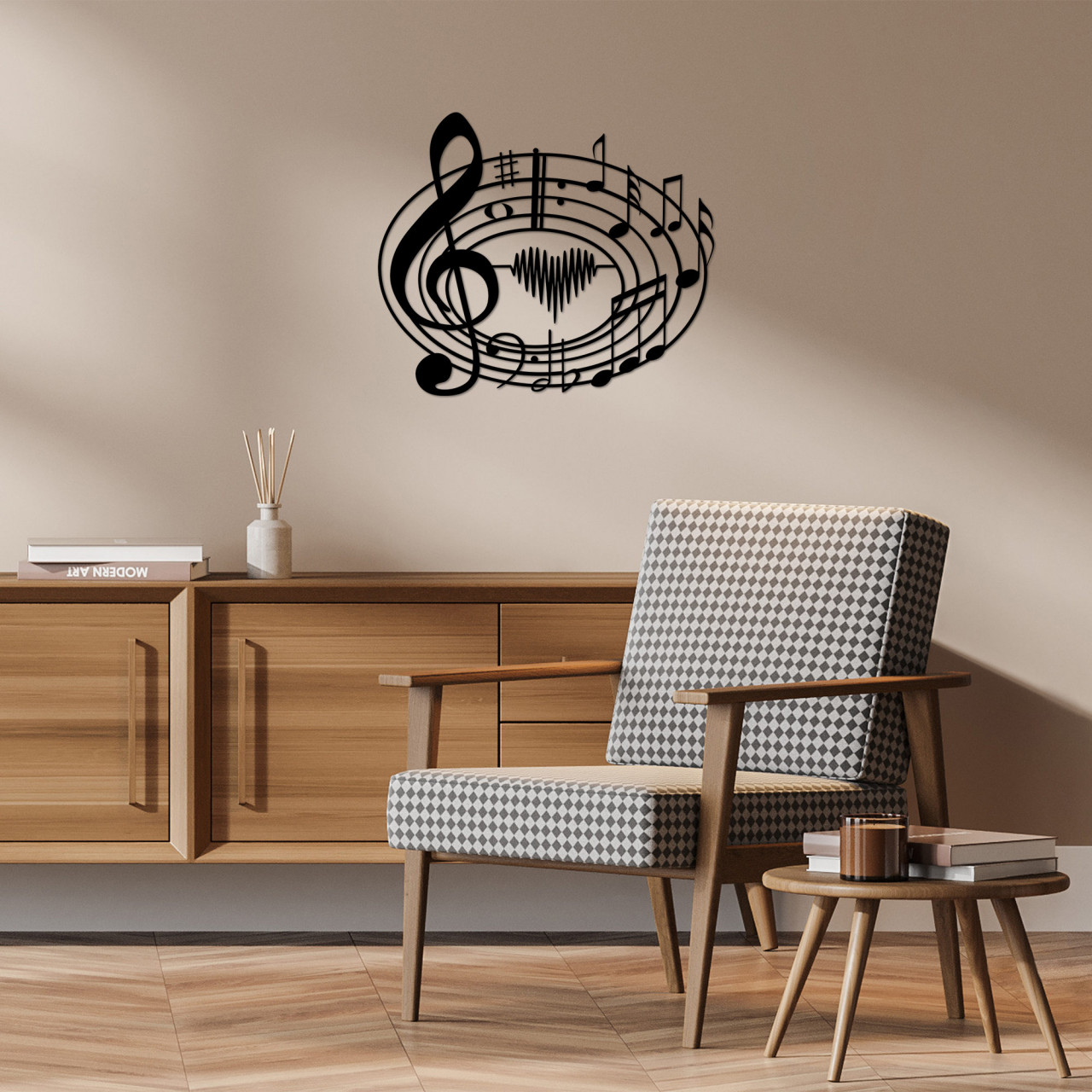 Poze Accesoriu decorativ de perete metalic World Of Music