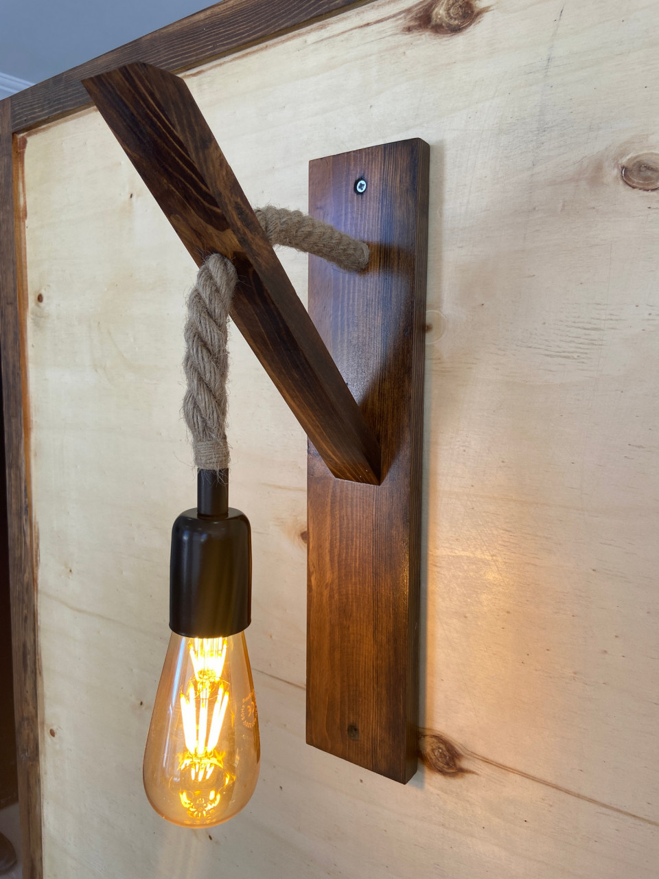 Poze Aplica Ahşap Aplik 18