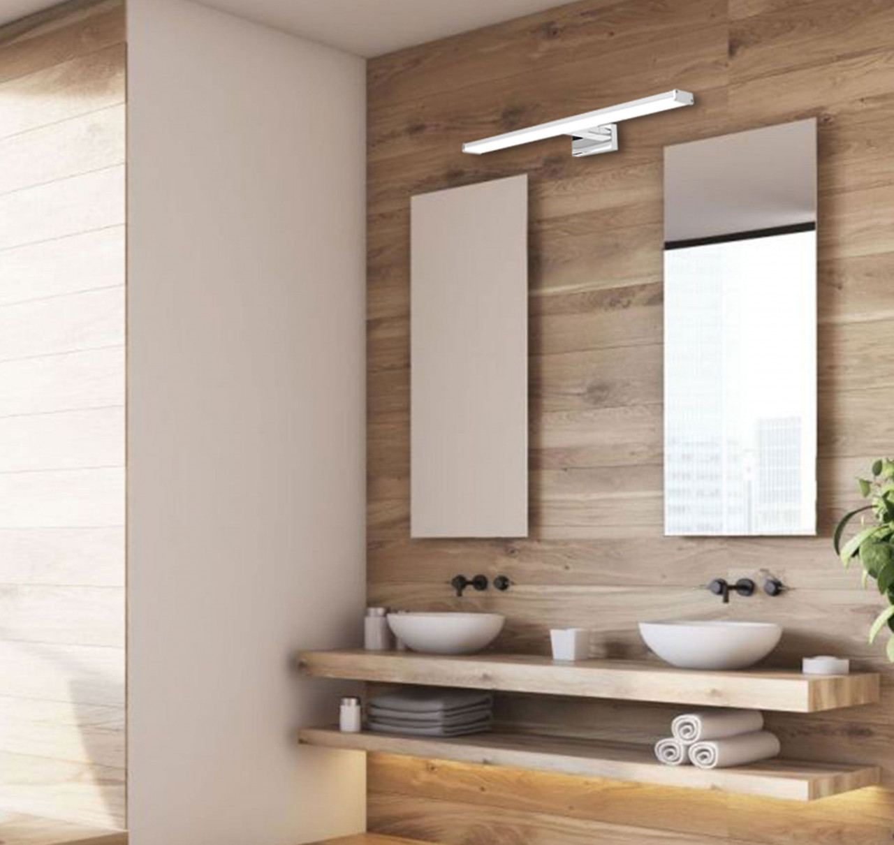 Poze Aplica LED pentru oglinda 8W 40CM APP368-1W argintie