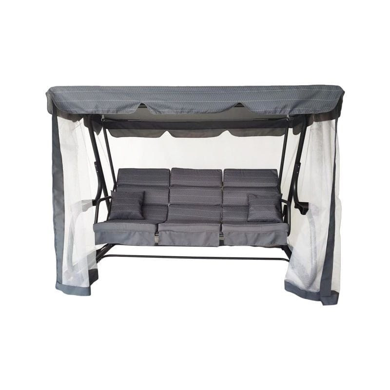 Poze Balansoar de terasa Ines B gri/bleumarin L215 cm