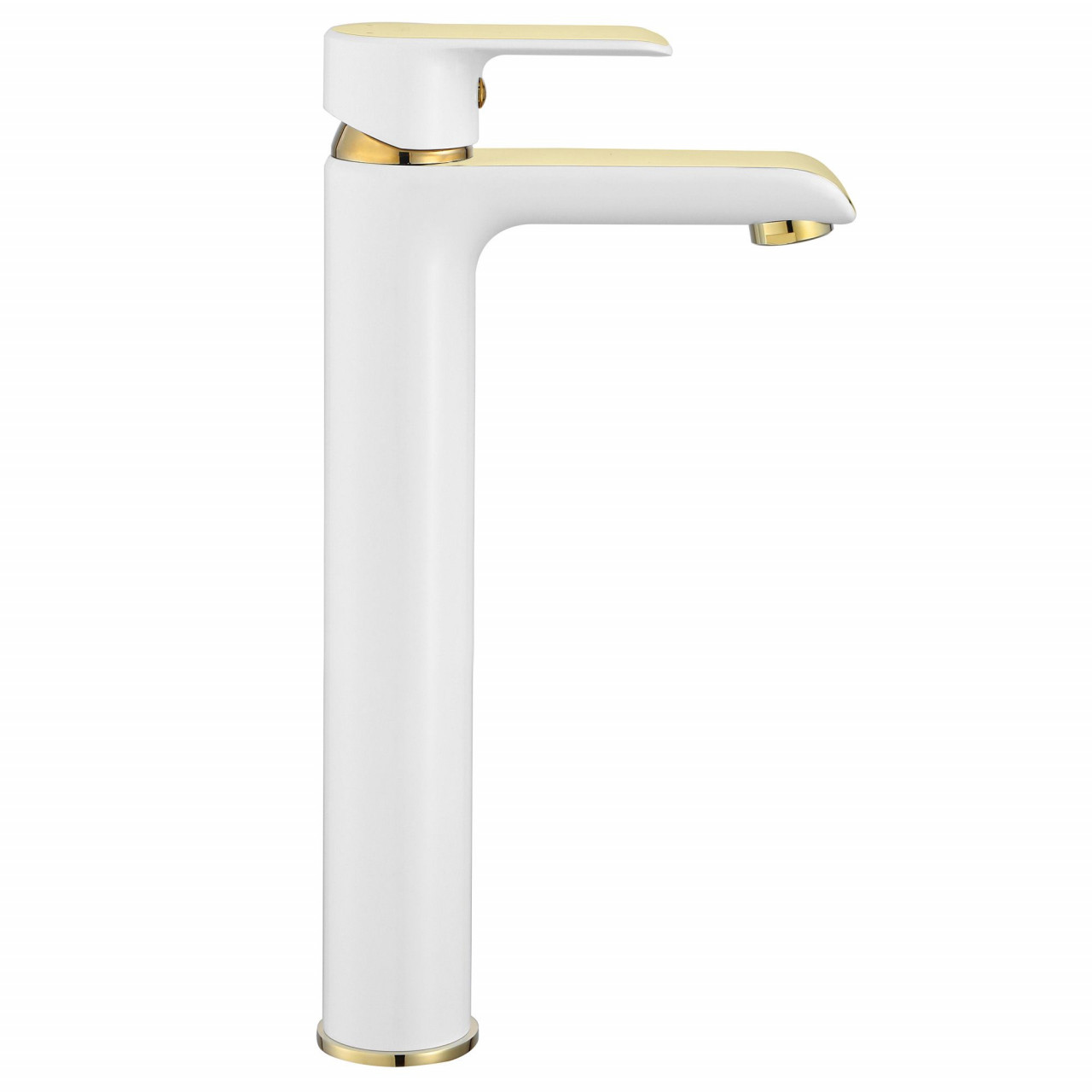Poze Baterie Bloom inalta alb/auriu H30 cm
