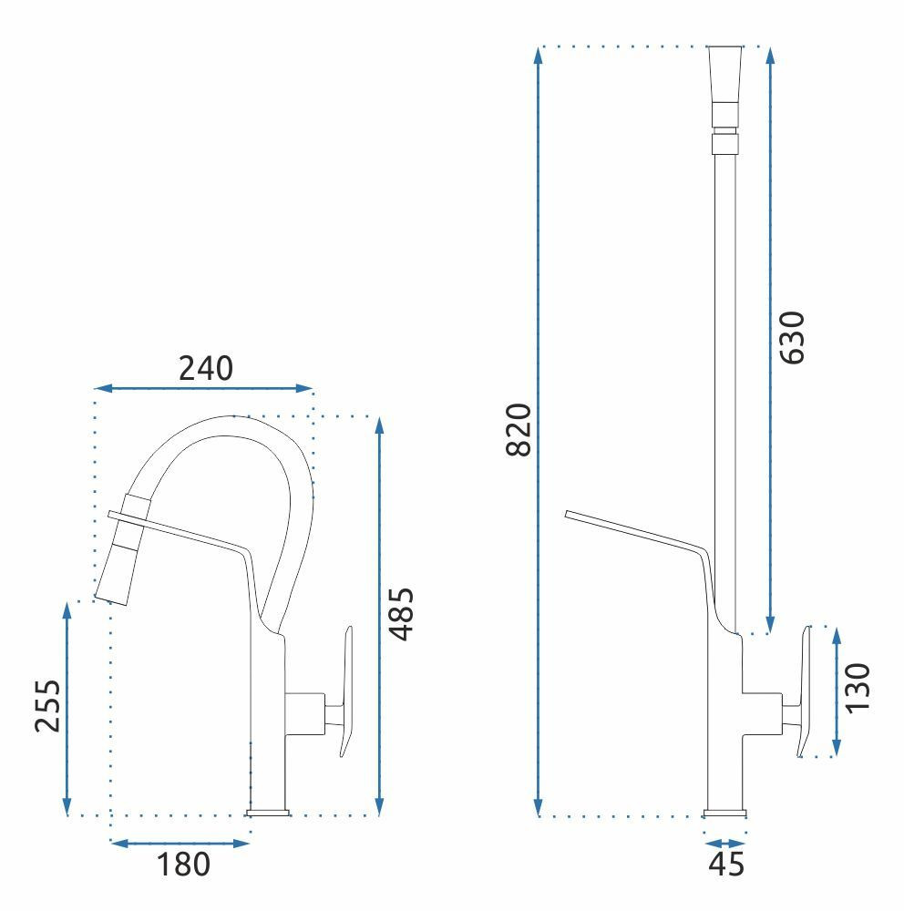 Poze Baterie Castor aurie H48,5 cm