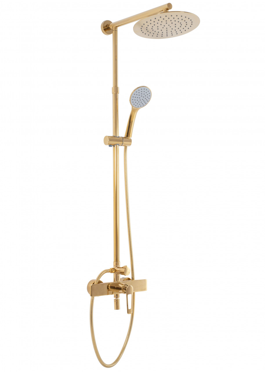 Poze Baterie de dus Aldi aurie