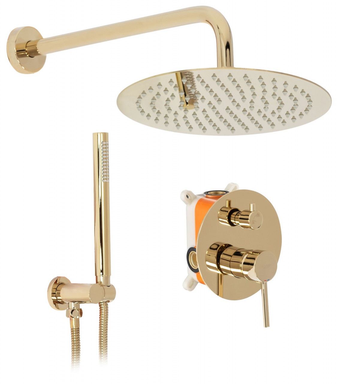 Poze Baterie pentru dus Lungo gold