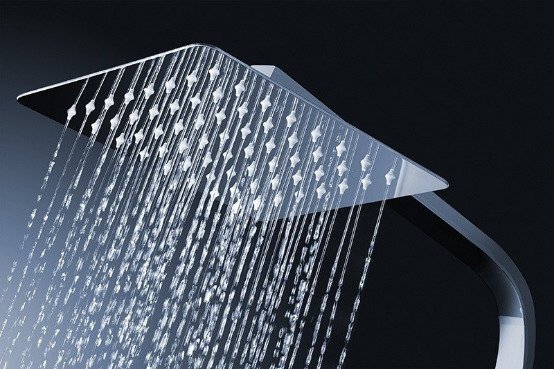 Poze Baterie pentru dus Navaro silver reglabilă – H 73-119,5 cm