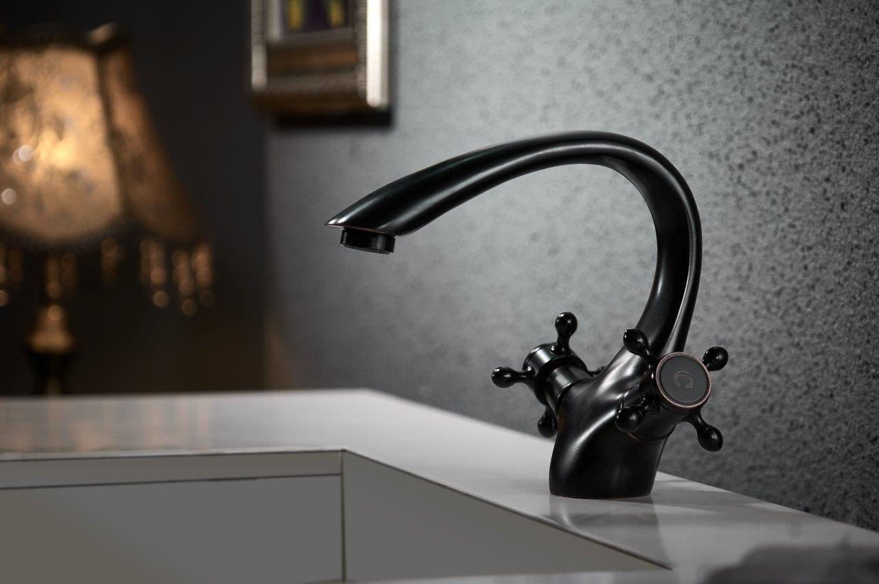 Poze Baterie Retro negru mat - H 16,5 cm