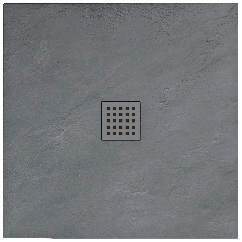 Poze Cadita pentru dus Rock gri – L90 x l90cm