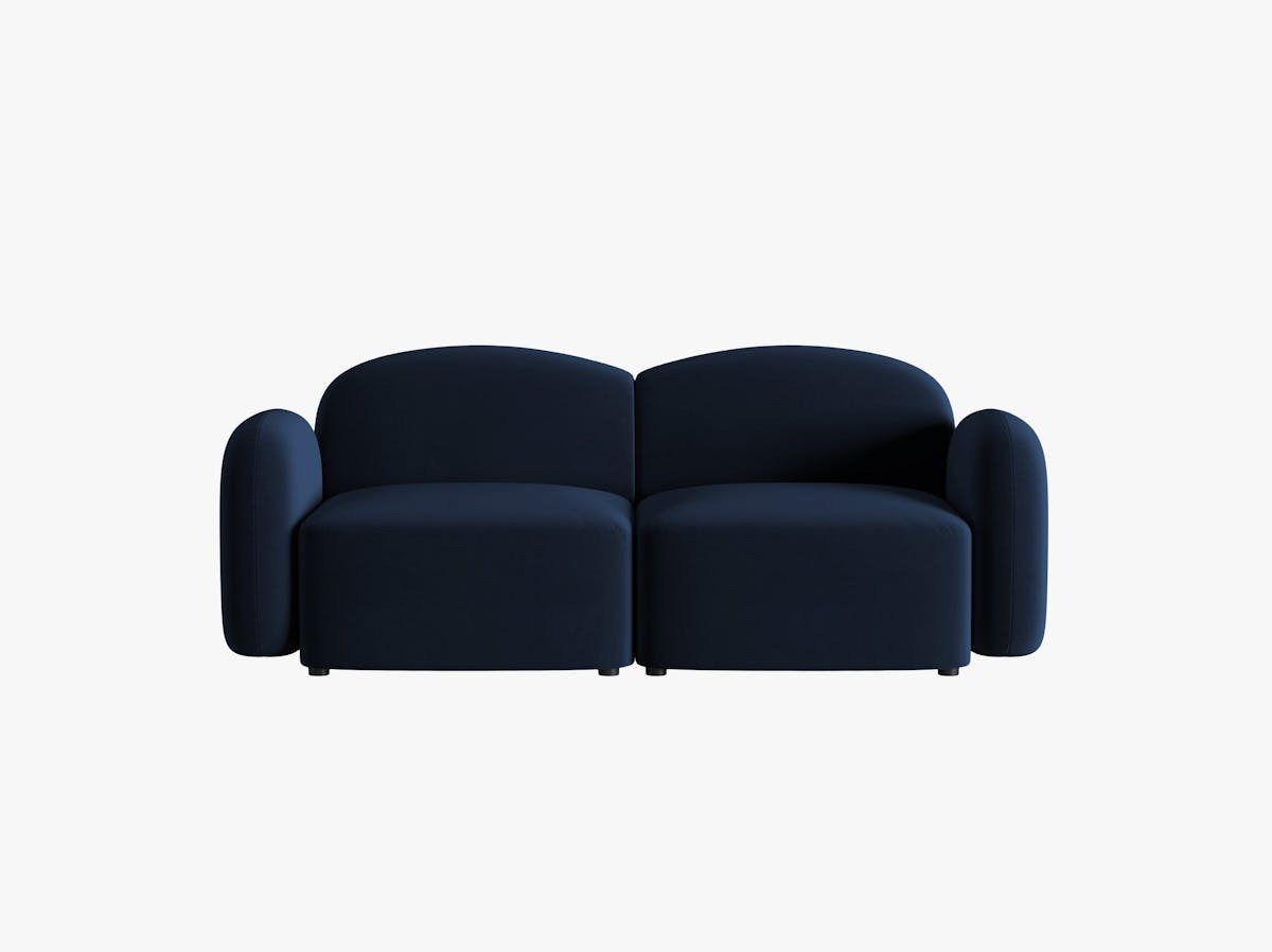 Poze Canapea 2 locuri Blair catifea L194 cm