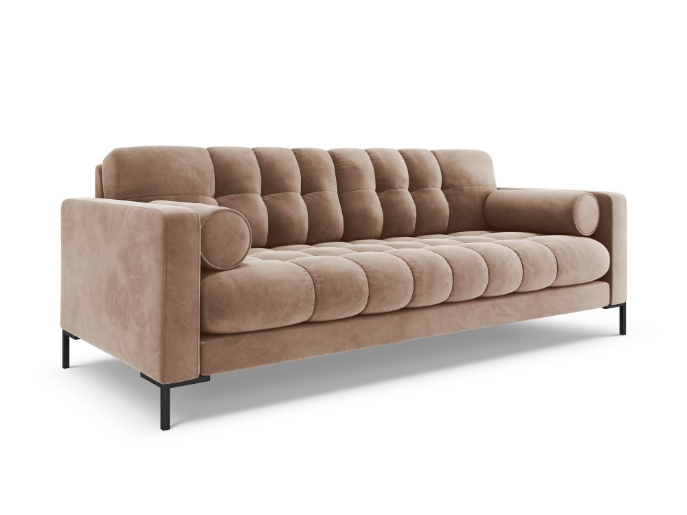 Poze Canapea Bali 3 locuri velvet/picioare negre – L177 x l92 x h75