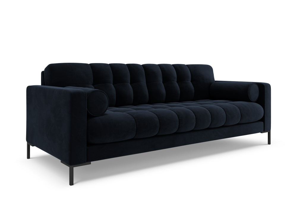 Poze Canapea Bali 3 locuri velvet/picioare negre – L177 x l92 x h75