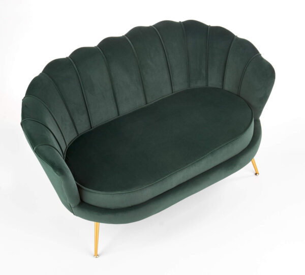 Poze Canapea fixa Amorinito XL velvet verde