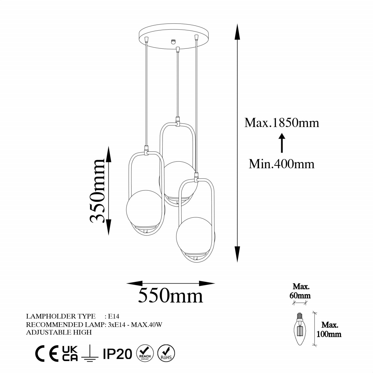 Poze Candelabru Skew - 13447