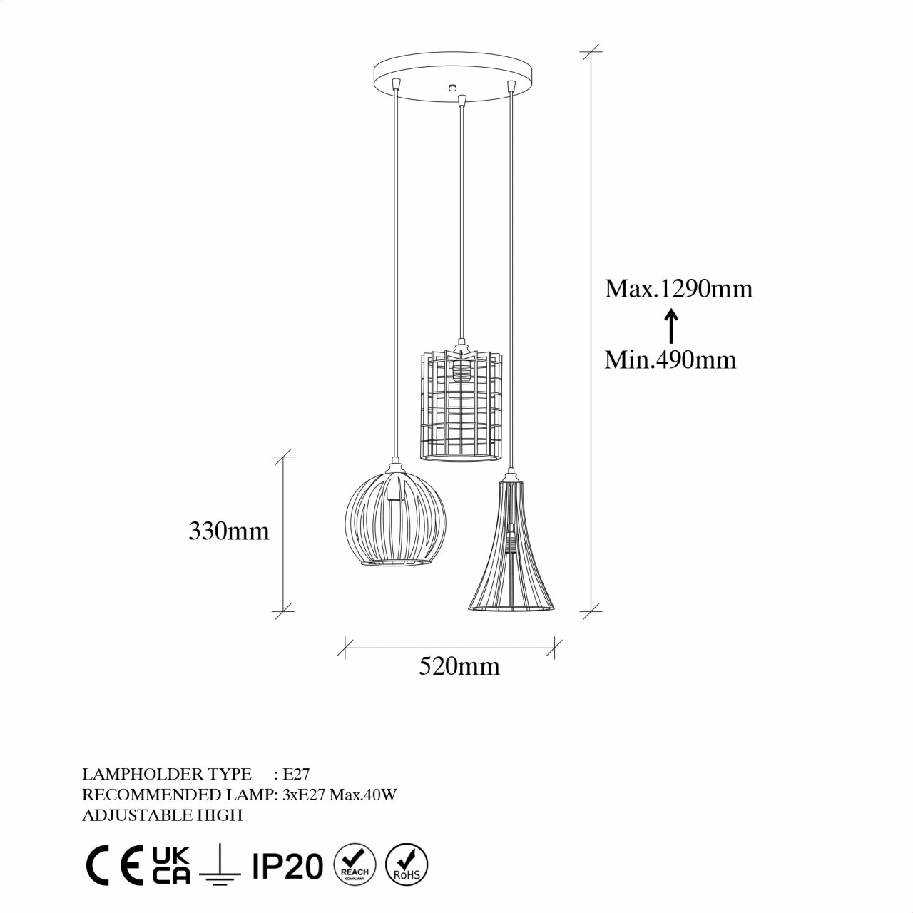 Poze Candelabru Teltrio - 11180