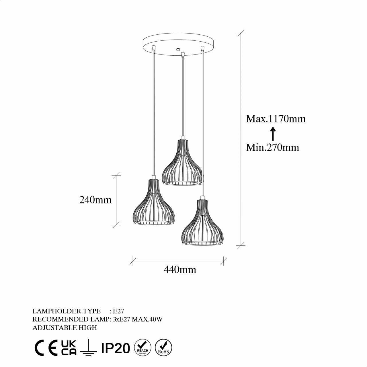 Poze Candelabru Telyildo - 12175