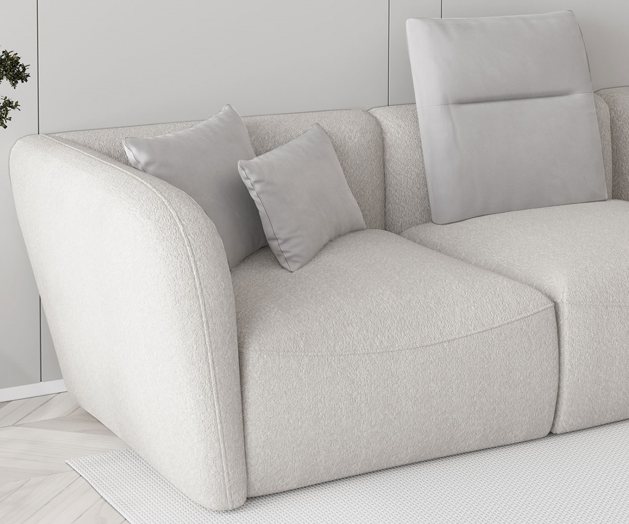 Poze Coltar Candelo mini - B80xL308xl190xh88 cm