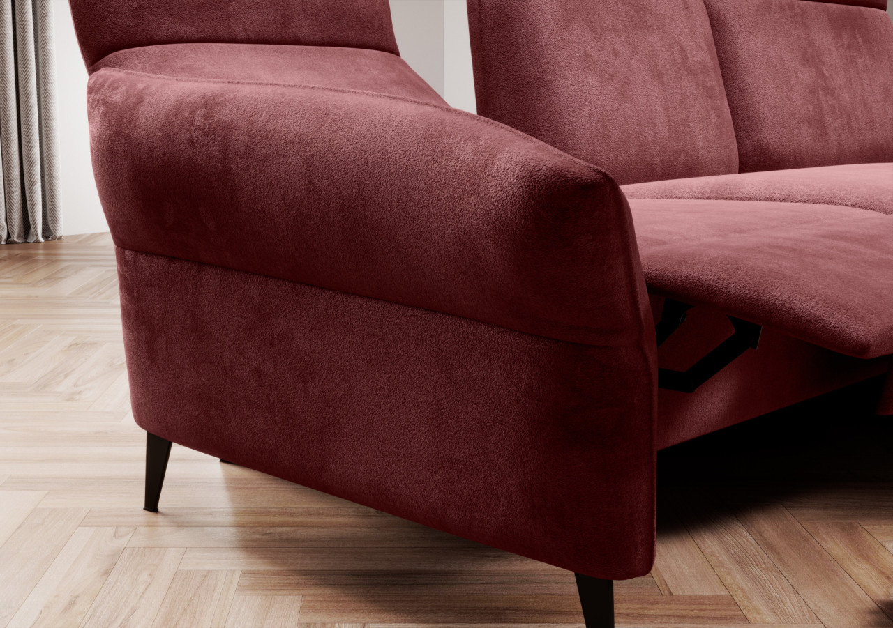 Poze Coltar cu recliner electric Stelvio mini L286 cm