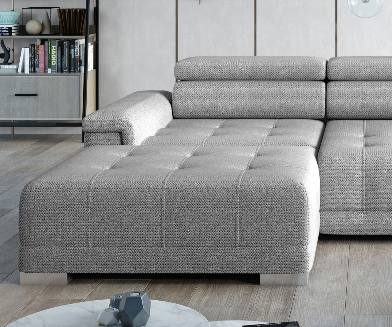 Poze Coltar cu reglaj electric Campo mini – L276 x l178 x h101 cm