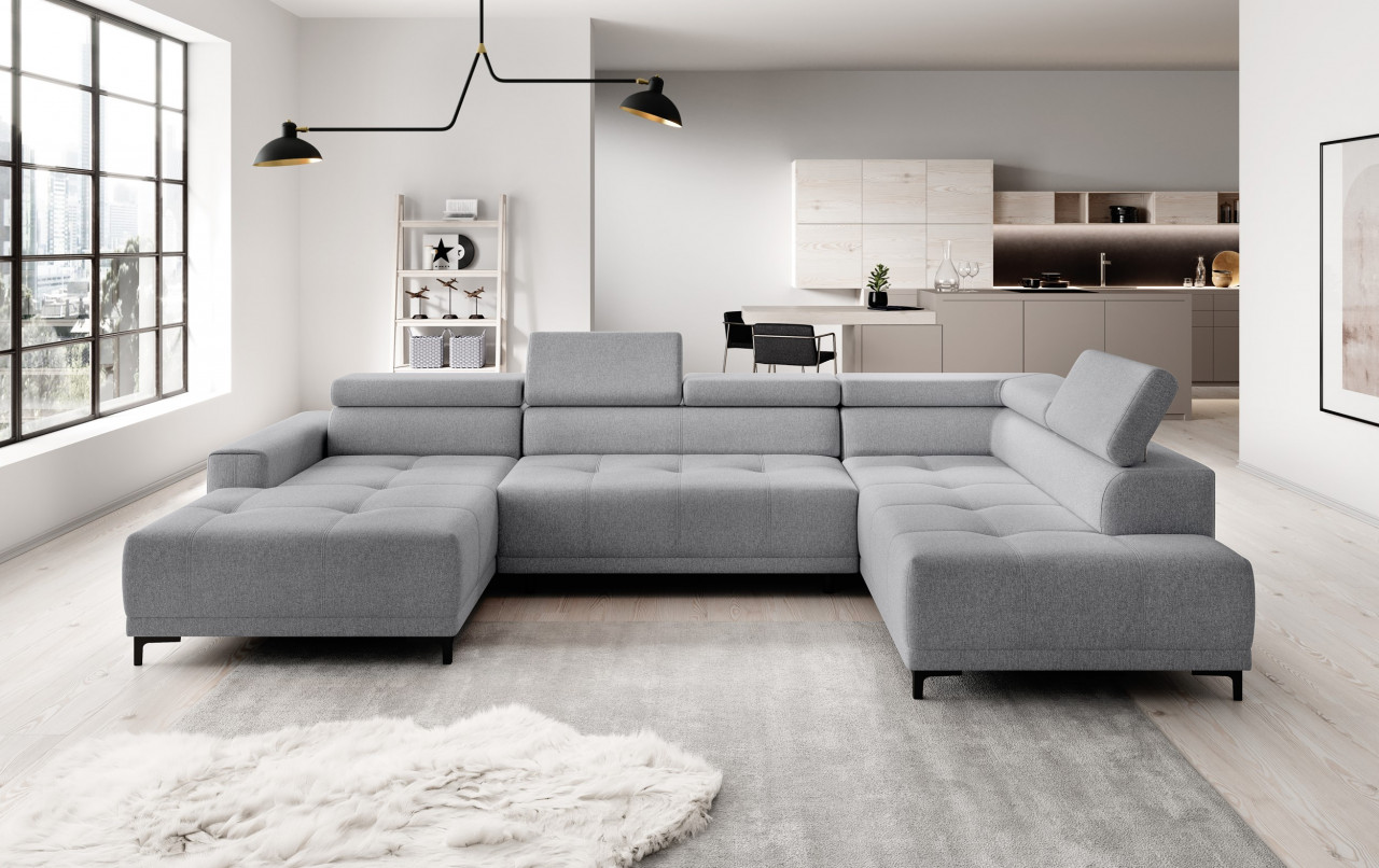 Poze Coltar cu reglaj electric Hugo XL - L353 x l204 x h97 cm