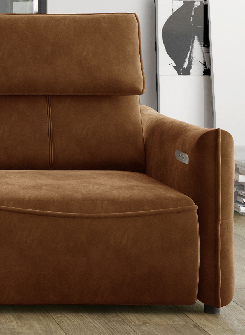 Poze Coltar cu reglaj electric Mango L - L257 x l223 x h97 cm