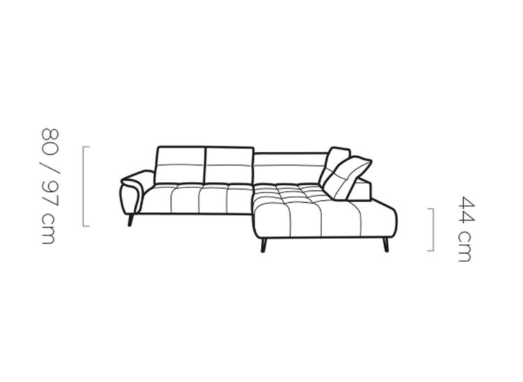 Poze Coltar cu reglaj electric Montana XL - L308 x l220 x h97 cm