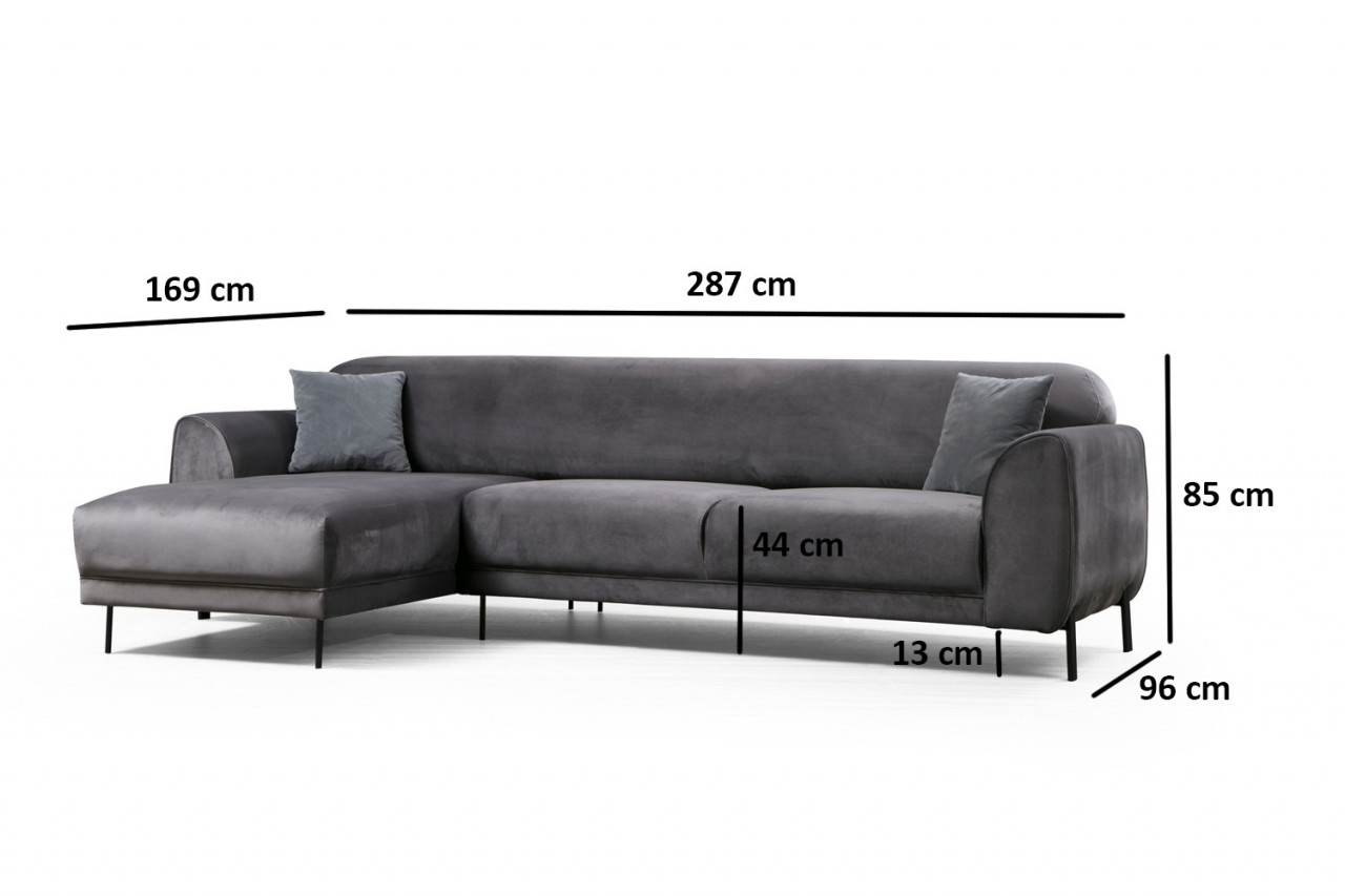 Poze Coltar Image pe stanga (Chl-3R) antracit