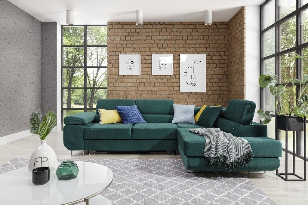 Poze Coltar living extensibil Anton – L275 x l202 x h70 cm