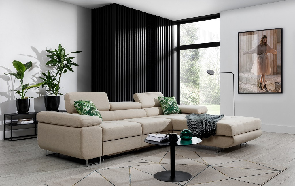Poze Coltar living extensibil Armando – L280 x l205 x h70 cm
