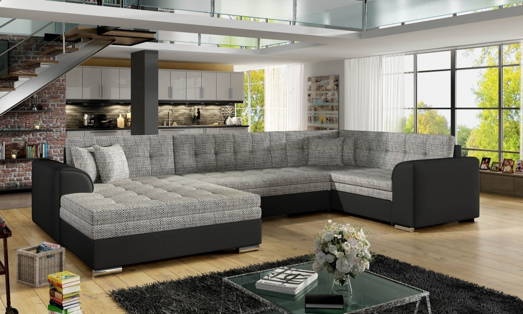 Poze Coltar living extensibil Damario – L340 x l190 x h73 cm