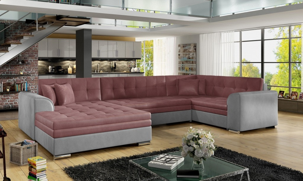 Poze Coltar living extensibil Damario – L340 x l190 x h73 cm