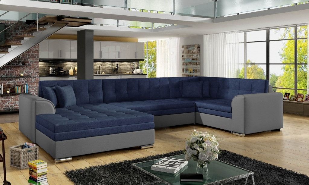 Poze Coltar living extensibil Damario – L340 x l190 x h73 cm