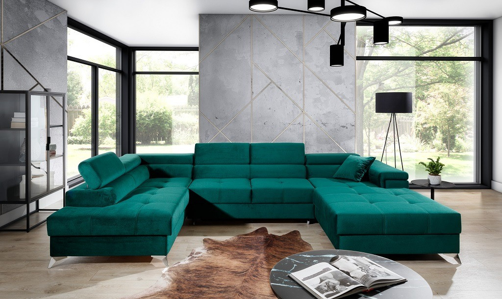 Poze Coltar living extensibil Eduardo – L345 x l202 x h90 cm