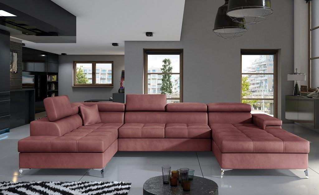 Poze Coltar living extensibil Eduardo – L345 x l202 x h90 cm