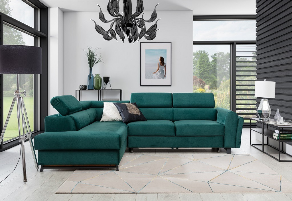 Poze Coltar living extensibil Kairos – L265 x l197 x h95 cm