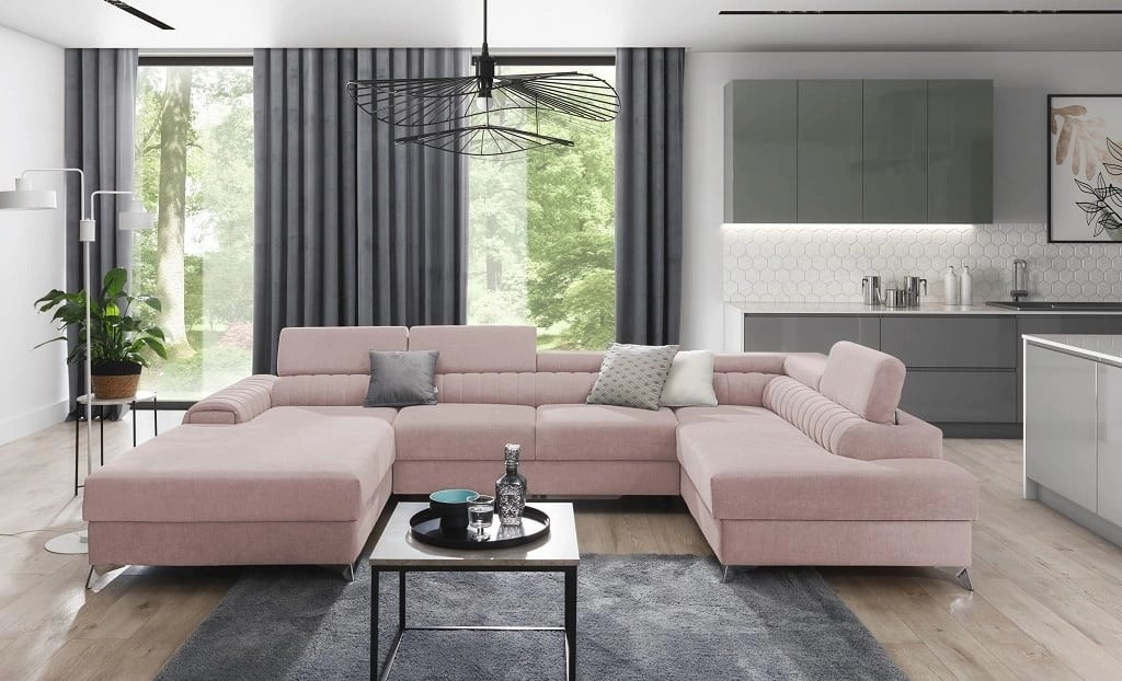 Poze Coltar living extensibil Lacante – L347 x l202 x h95