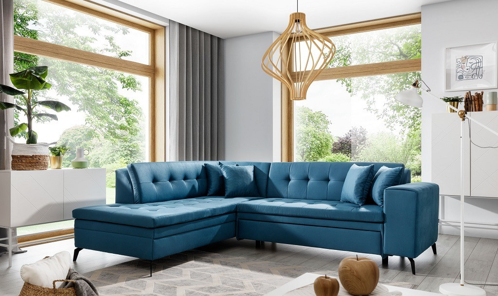 Coltar living extensibil lanvin – l260 x l210 x h93 cm