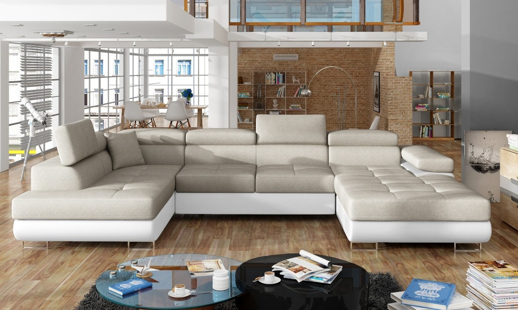 Poze Coltar living extensibil Rodrigo – L345 x l202 x h90 cm